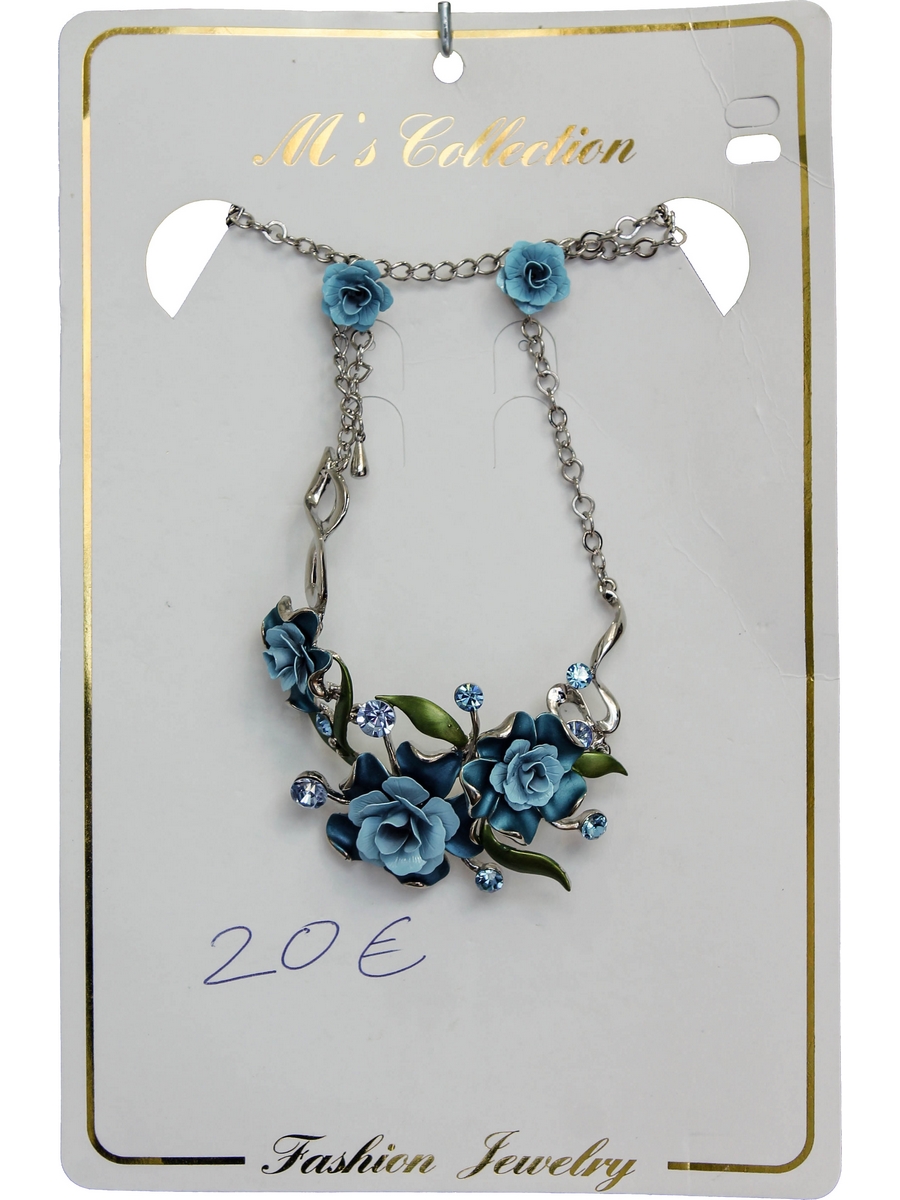 Parure rose bleue