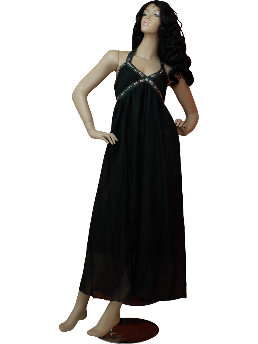 Robe longue noire